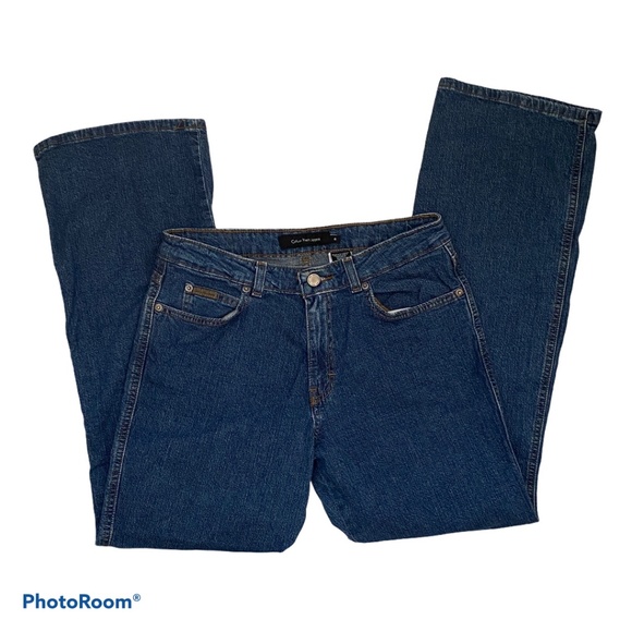 Calvin Klein Jeans Denim - Calvin Klein Slim Bootcut Dark Wash Jeans